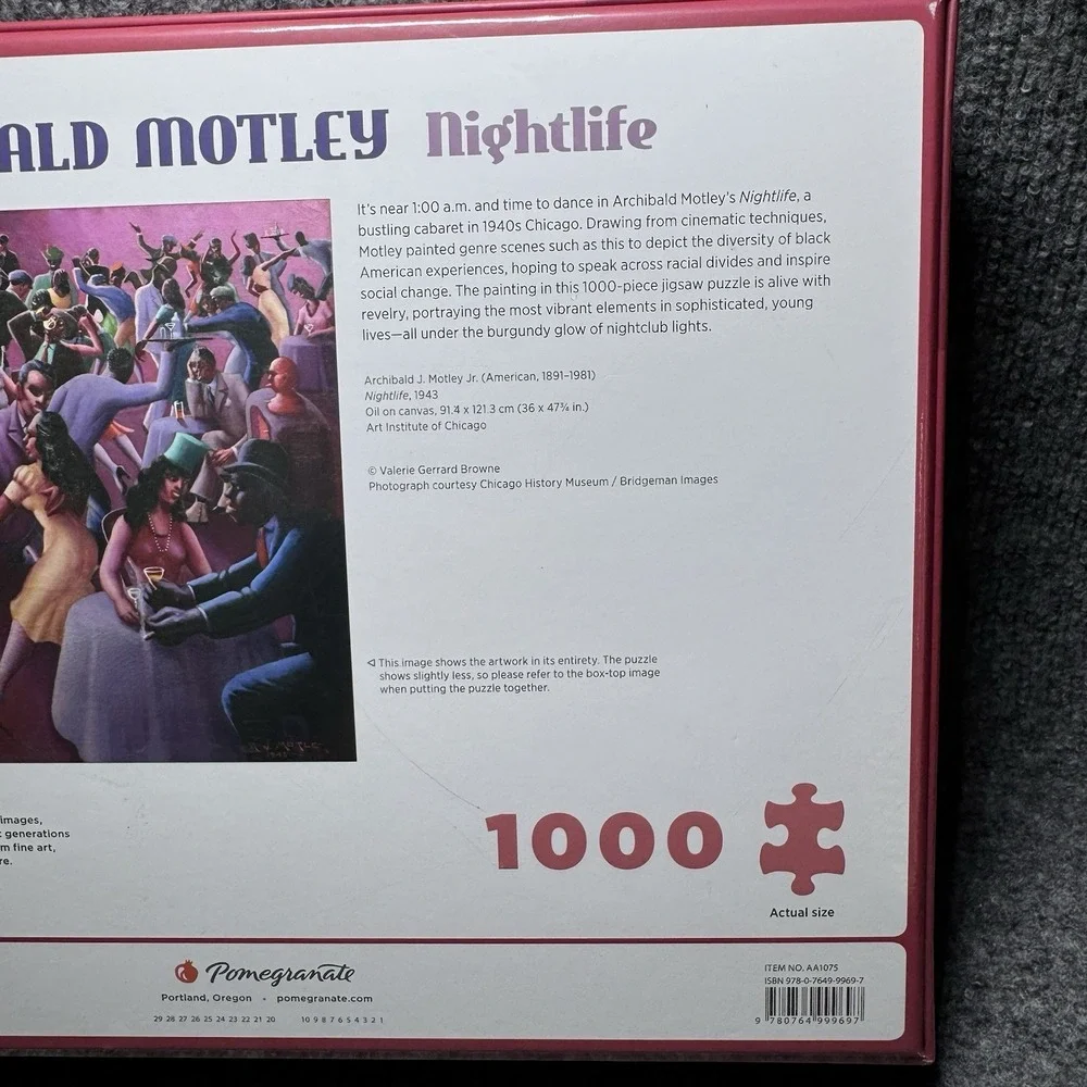 Pomegranate Archibald Motley Nightlife 1000 Piece Jigsaw‎ Puzzle NEW SEALED